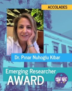 Pinar Nuhoglu Kibar, winner of the 2025 International Visual Literacy Association's (IVLA) Emerging Researcher Award.
